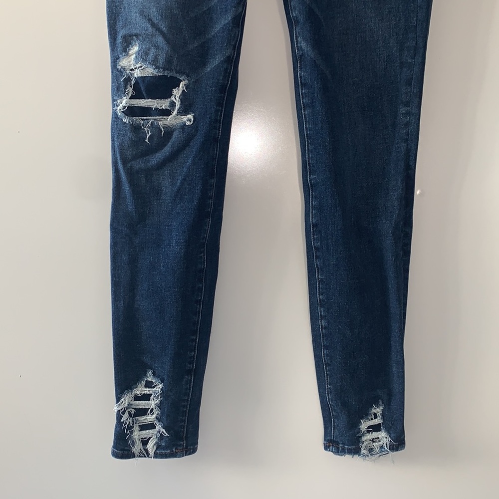 American Eagle Outfitters Dream Jean Distressed Jeggings Size 6 - Picture 3 of 10